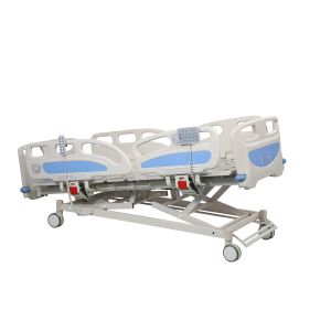 Cheap FDA Approved Electric Five Function Hospital Beds with ABS side for sale