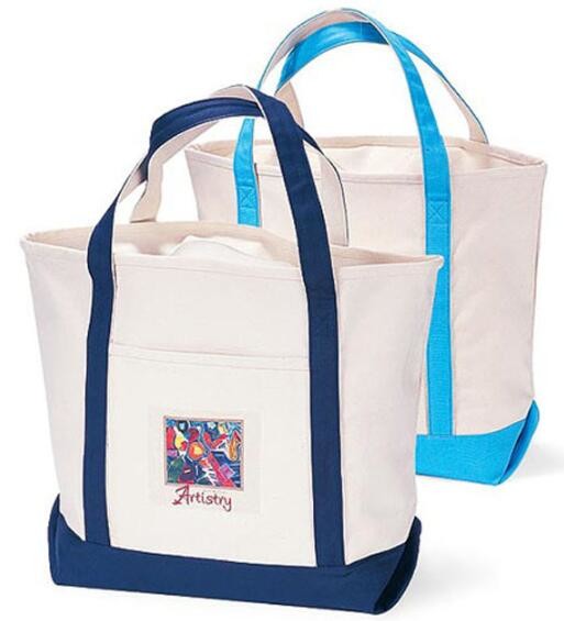 Custom silk screen printed Cotton material handle style blank natural cotton canvas bag without logo bagplastics bagease