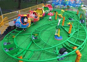 Cheap Mini Snail Shape UFO Roller Coaster Customized Height With Chain Lift Structure for sale