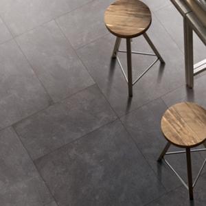 China 3D Inkjet Ceramic Kitchen Floor Tile , Anti Bacterial Black Kitchen Floor Tiles on sale