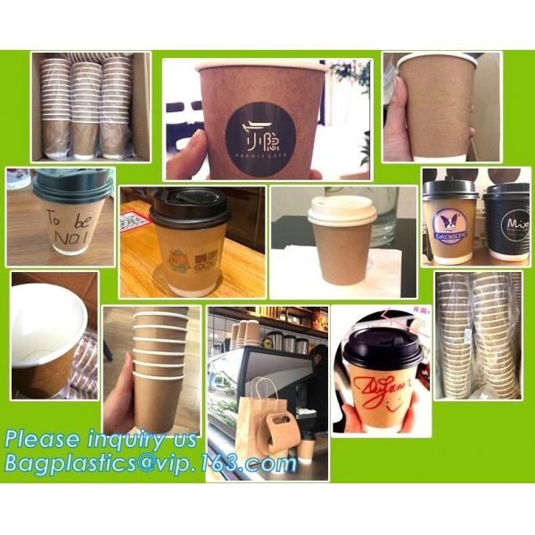 ripple wall / double wall / single wall disposable coffee paper cup with lids, 8OZ, 12oz 14 OZ cup,paper cup disposable