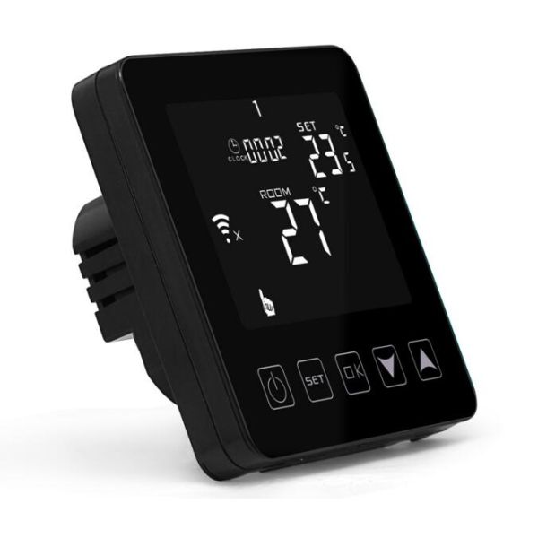 Programmable Touch Screen Temperature Thermostat Controller Electric Heating