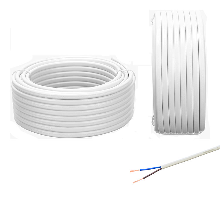 PVC Insulation Control Cable H03vvh2 f 2x0 75 Mm2 2 Cores Electrical Wires for Stranded Wire in Electrical Accessories