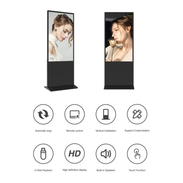 Promotion Exhibition Standing Touch Screen Kiosk Android Indoor Waterproof