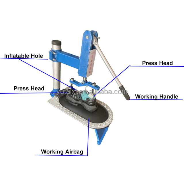 Small Manual Air Press Sole Attaching Machine High Efficiency Easy Operation