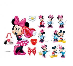 Cheap Peel And Stick Mickey And Minnie Wall Stickers With 3D Augmented Reality for sale