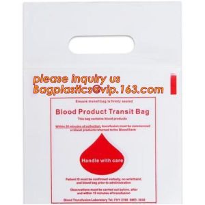 China BLOOD BAGS, BLOOD GIP BAGS, BLOOD HANDLE ZIP BAGS, Medical Biohazard Waste Plastic Bag, BAGPLASTICS, BAGEASE, PAC, PAK on sale