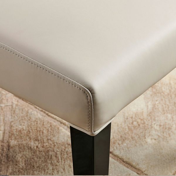Contemporary Luxury High Quality Genuine Leather Dining Room Chair