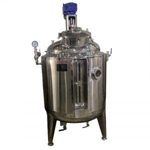 Cheap Pharmaceutical Stainless Steel Tanks Electrical 100 Gallon Mixing Tank for sale