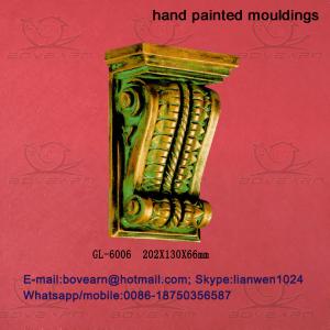 Cheap Decorative Polyurethane (PU) Exotic Corbels/PU Foam Cornice Mouldings/PU Caving mouldings for sale
