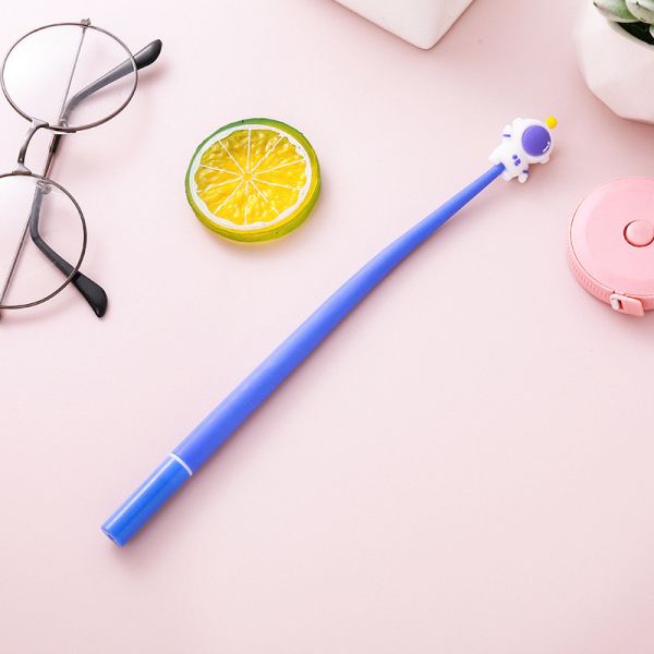 12PCS Cute Astronaut Shaking Gel Pens 0.5 Mm, Black Ink Gel Writing Pens For Office School Supplies Students Children Gift