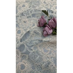 China Leafy Sequin Embroidery Lace Fabric Fabric Durable and Elegant Embroidery Lace Fabric Wedding Party Occasions Embroidery Fabric on sale