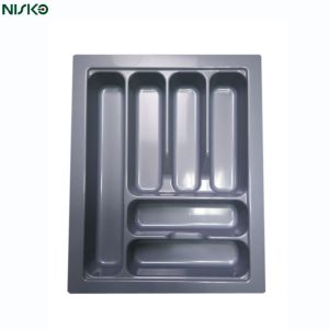 Cheap Kitchen Slide Plastic Cutlery Tray Modular Cutlery Storage Organizer for sale