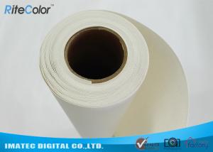 Cheap 18M Length Blank Inkjet Cotton Canvas , Pigment Digital Printing Cotton Fabric for sale