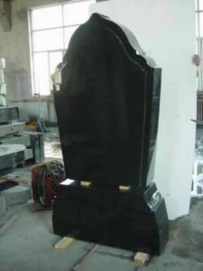Cheap shanxi black granite monument for sale