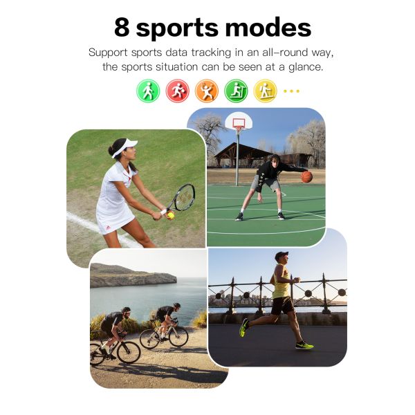 0.96inch IPS Blood Pressure Oxygen Watch