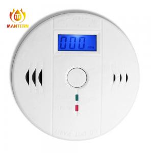 Cheap EN50291 Approval Carbon Monoxide Detector DC 4.5V Battery Operated White Color for sale