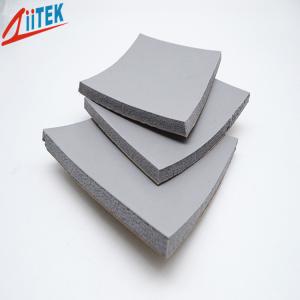 Closed Cell Silicone Foam Sheet Sealing Sponge 4mmT With Adhesive Backing
