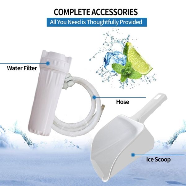 ICE-65P Mini Automatic Ice Cube Maker/Ice Cube Making Machine Commercial Stainless Steel Ice Cube Maker Making Machine