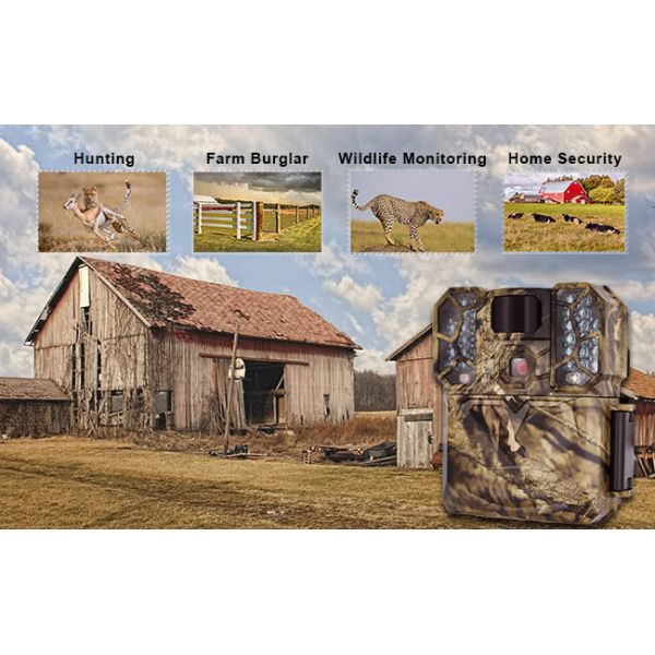 4K Video Waterproof IP66 Infrared Hunting Camera 2In TFT Display