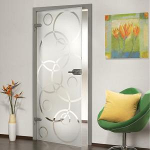 Cheap Acid Etched Tempered Art Glass Panels No Finger Print for sale