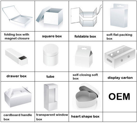 Simple Design Officepackaging Paper Box For Permanent Marker Pens Matt Finishing
