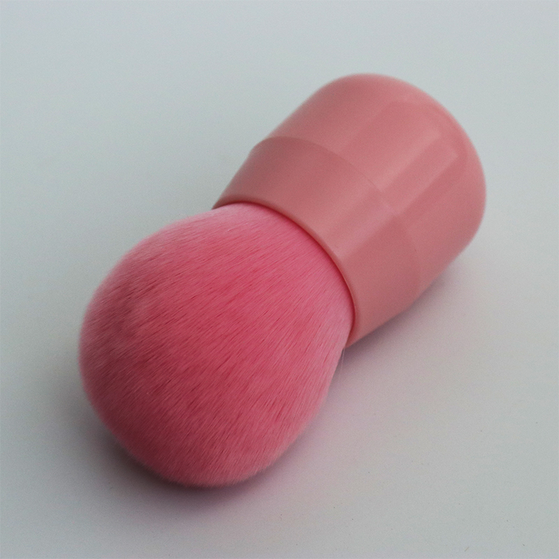 Pink Kabuki Make Up Brushes
