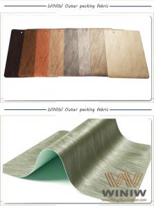 Cheap 0.5mm Smooth Texture Synthetic Leather Fabric Covering Material for sale