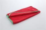 Red color 40x60cm microfiber microfibre car cleaning detailing towels/cloth with