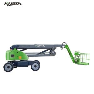 Cheap 80 Ft 60 Ft  65 Ft Articulating Boom Lift 22m DC Power AWP 12V DC Battery Pack for sale
