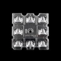 Muti Angle Street Light 8Pcs 5050 SMD LED Lens Optical PC Material
