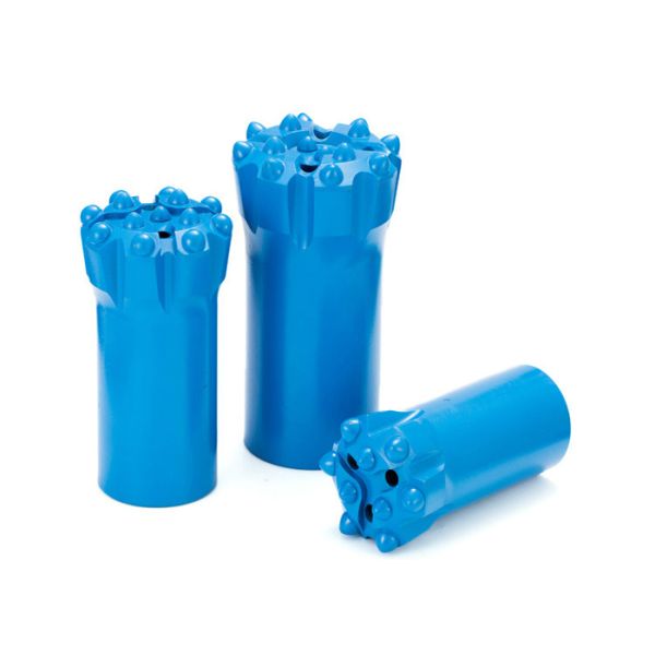 Alloy Steel 64mm T38 Thread Button Bit with Spherical and Ballistic Shape for High Abrasion Resistance