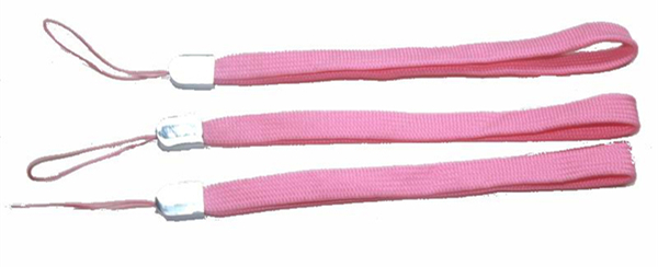 Tubular polyester wrist strap lanyards for phone holder, size 1x15cm, MOQ3000pcs, 3-5g,