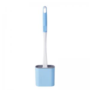 Cheap Long Handle Tpr Toilet Cleaning Brush Soft Rubber Logo Acceptable for sale