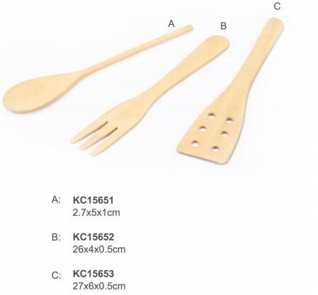 FDA customized/wholesale kitchen wood handle soup scoop With Handle