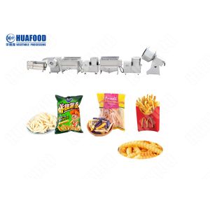 Cheap Semi Automatic Potato Chips Processing Machine Potatoes Processing Line Price for sale