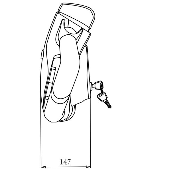 10mA EP Pallet Truck Tiller Head With Battery Indicator