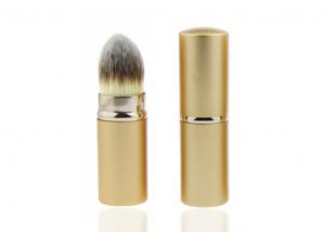 Natural Tapered Kabuki Retractable Makeup Brush / Face Makeup Brushes