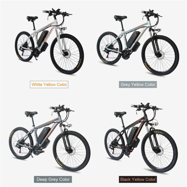 Multispeed Electric Mountain Bike 4.0 Fat Tire Electric Bicycle Beach 15Ah