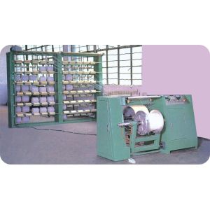 Automatic LaTex thread warping machine