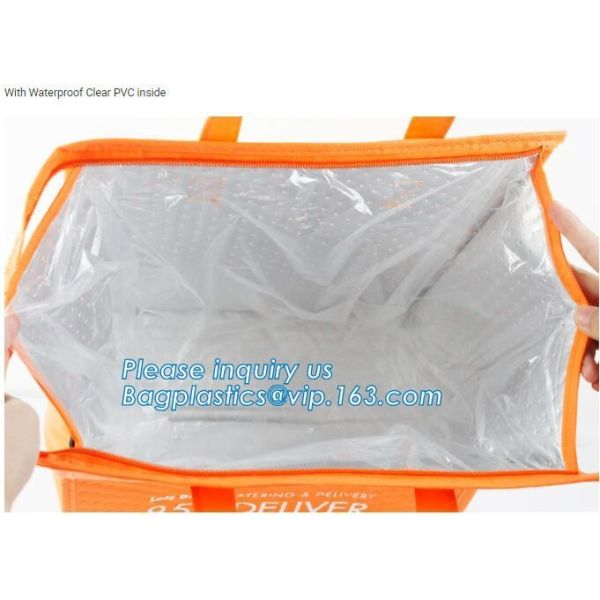 Freezer Bags Color Cold Insulation Waterproof Convenient Portable Ice Meal Packages Refrigerator Cooler Lunch Bag bageas