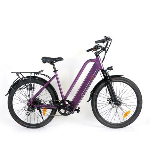 27.5in Lightweight Electric Bike Ladies 20MPH Step Through Ladies Electric Bike