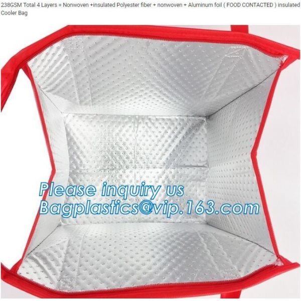 Freezer Bags Color Cold Insulation Waterproof Convenient Portable Ice Meal Packages Refrigerator Cooler Lunch Bag bageas