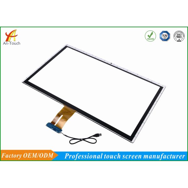 High End 32 Touch Screen Display With I2C / USB Interface , Anti - Interference Ability