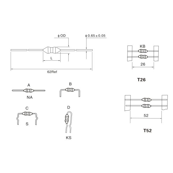 Conformal Coated Dip Power Inductor For High Efficient Automatic Insertion