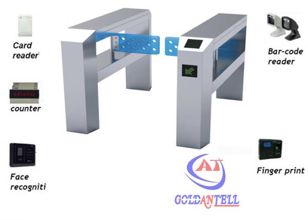 Quality Supermaret Swing Barrier Gate with counter / automatic swing gate for Charge Management wholesale