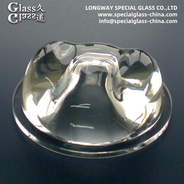 Custom Borosilicate Glass Cover Lenses For LED Street Lighting