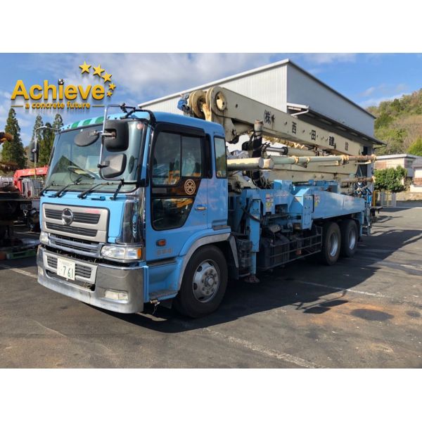 Used Concrete Pump Truck Kyokuto PY120-33 With 33M Boom