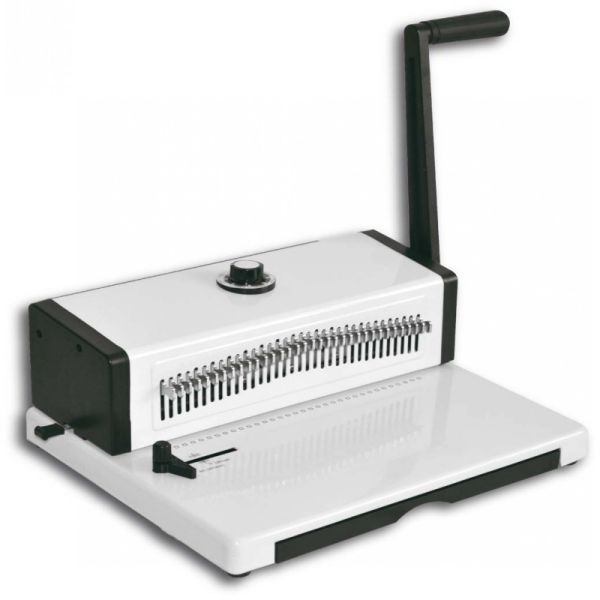 A5 Paper Wire Spiral Binding Machine , 120 Sheets Small Spiral Binding Machine