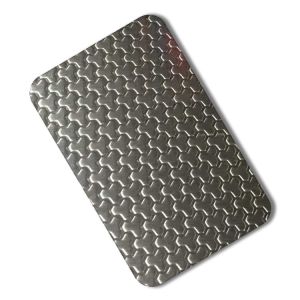China 4 x 8 304 Embossed Stainless Steel Sheet 1.2mm 4000mm Small Pearl SS 201 on sale